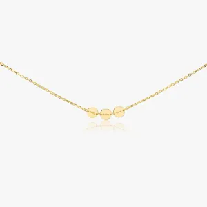 Personalized Tiny Disc Chain Choker