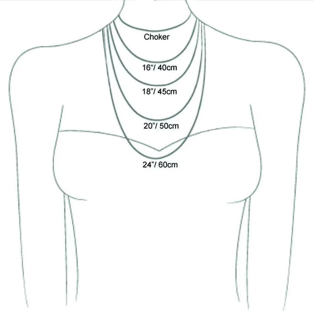 Personalized Tiny Disc Chain Choker