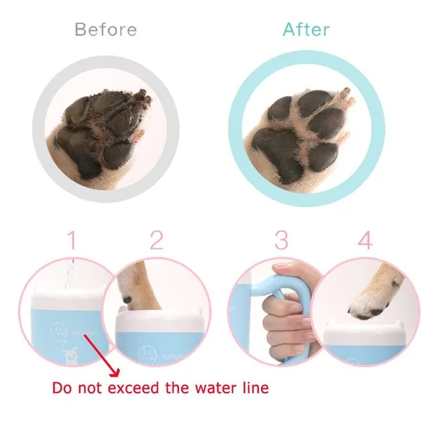Pet Cats Dogs Foot Clean Cup