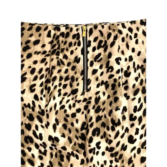 Philosophy Animal Print Pencil Skirt Above Knee Fitted SZ 8 NWT