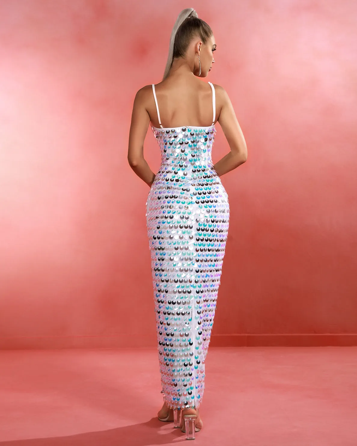 Phoenix Sequin-embellished Long Dress