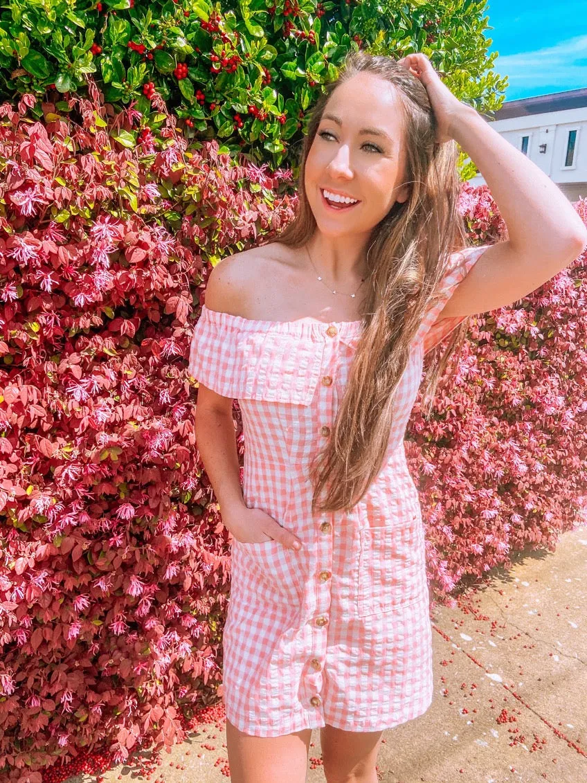 Pink Checkered Dress