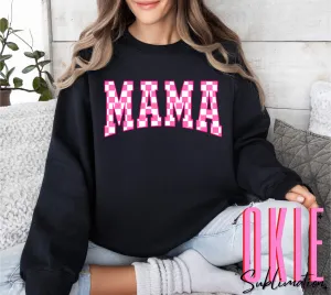 PINK CHECKERED MAMA