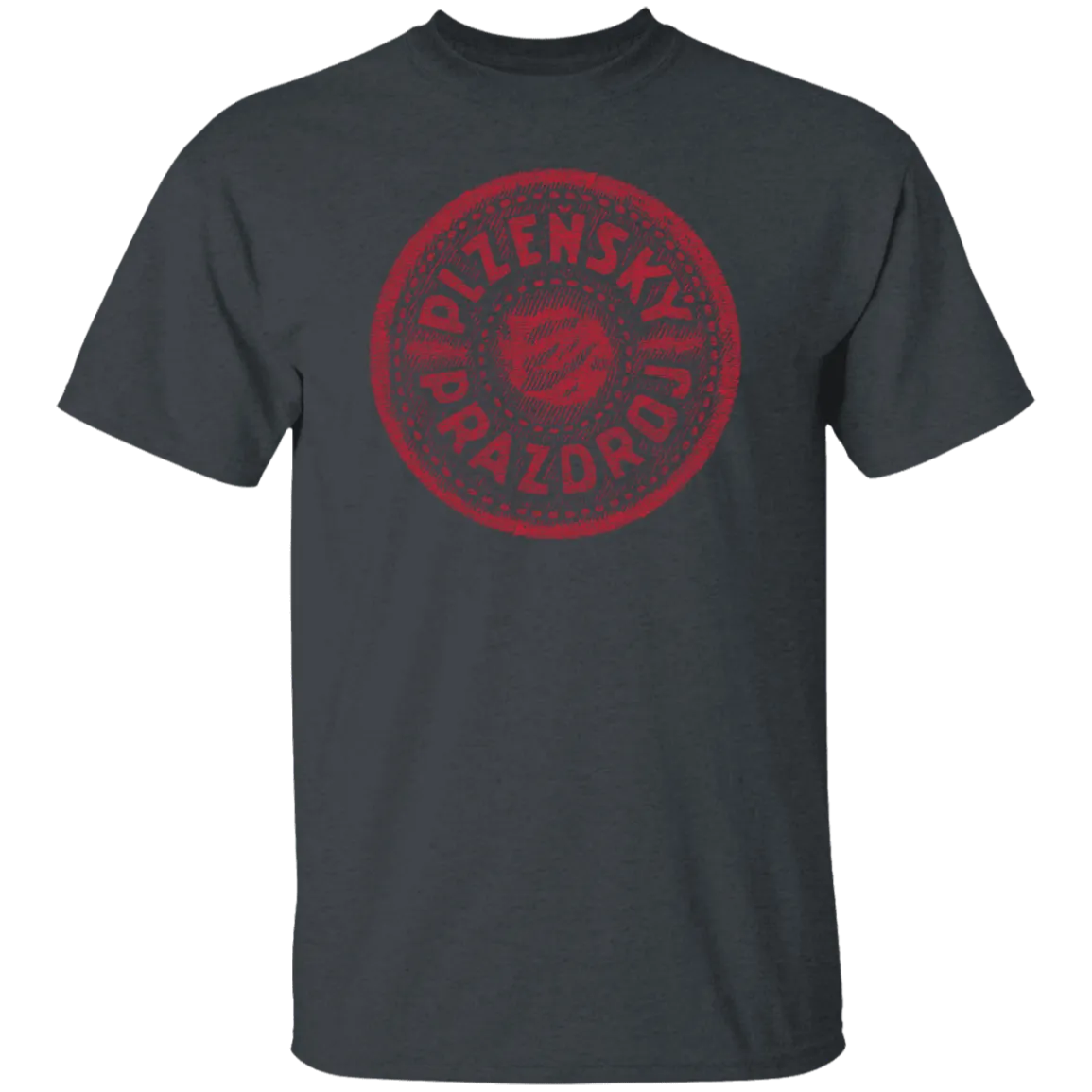 Plzensky Prazdroj Pilsner Urquell Vintage T-shist Worn Label Pattern