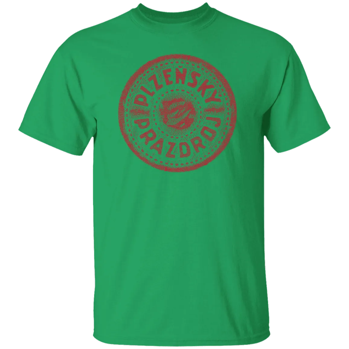 Plzensky Prazdroj Pilsner Urquell Vintage T-shist Worn Label Pattern