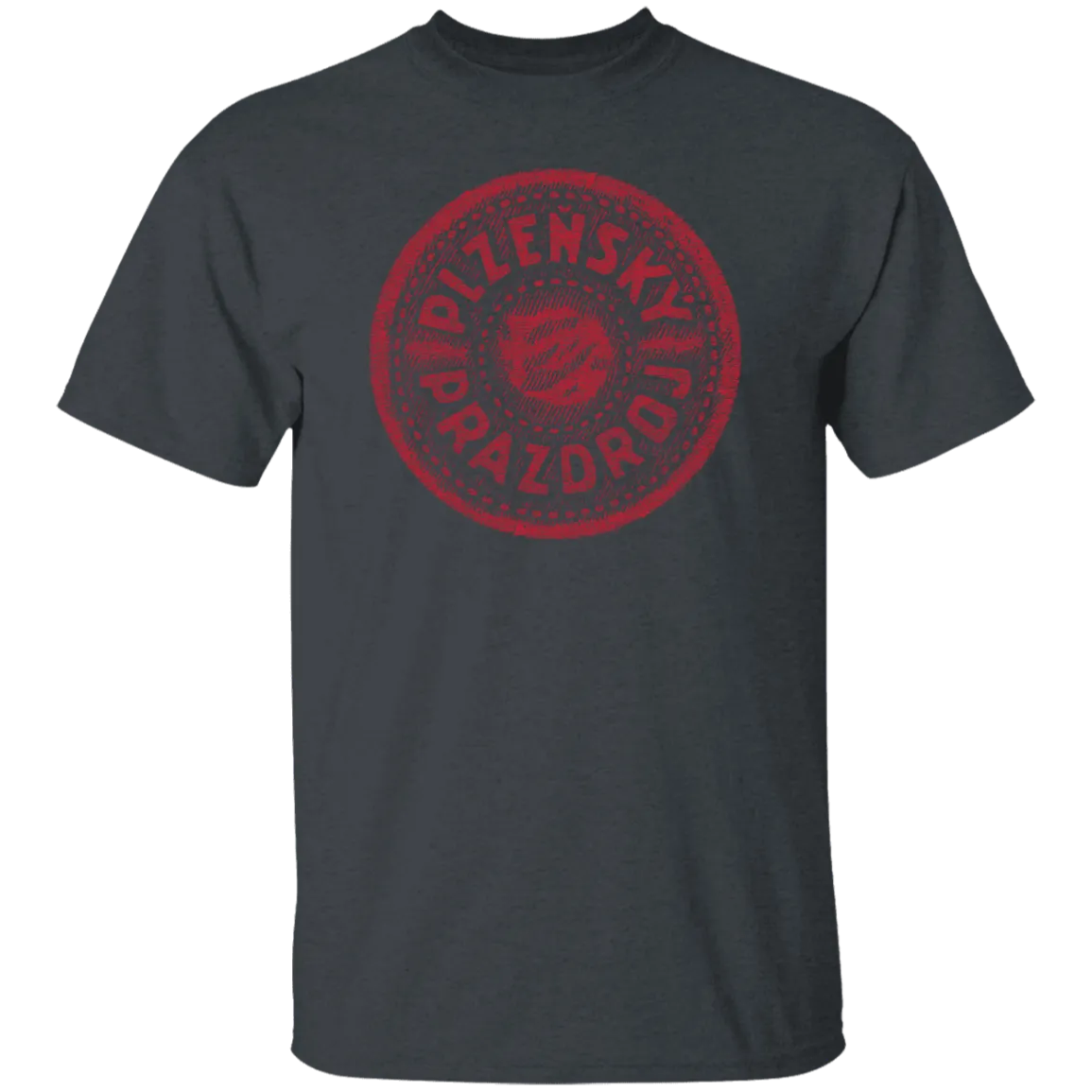 Plzensky Prazdroj Pilsner Urquell Vintage T-shist Worn Label Pattern