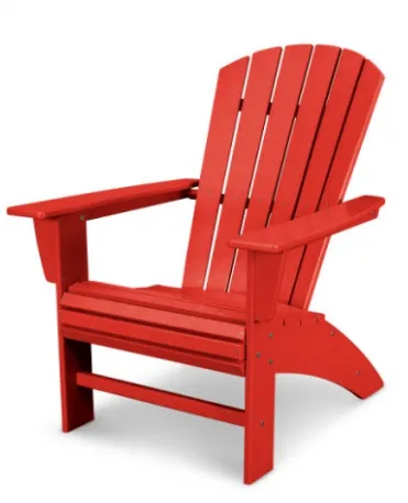 POLYWOOD Nautical Curveback Adirondack Chair