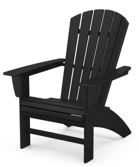 POLYWOOD Nautical Curveback Adirondack Chair