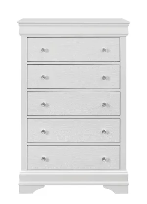 Pompei Metallic White Chest