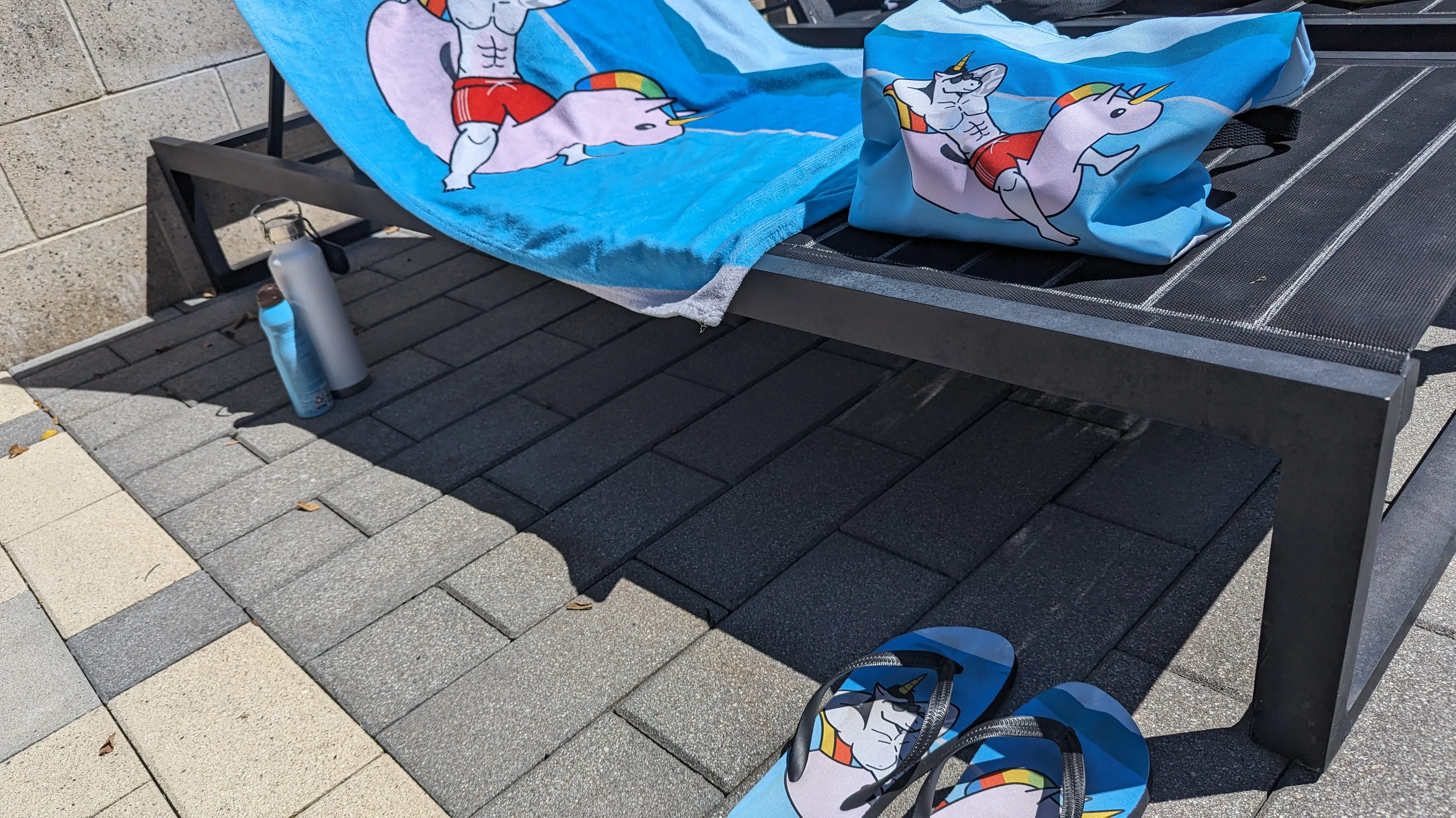 Pool Day Tote Bag by #unicorntrends