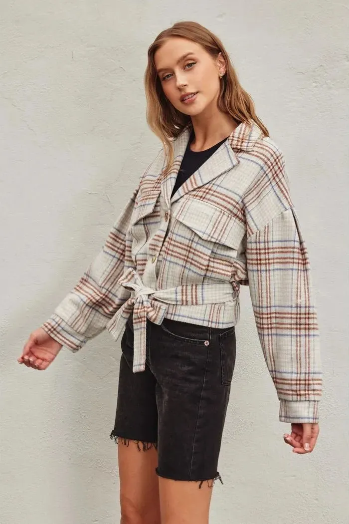 Poppy Belted Shacket
