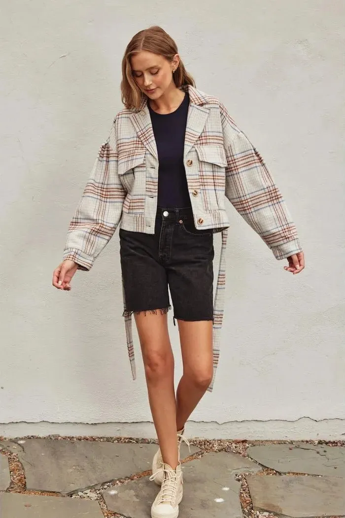 Poppy Belted Shacket