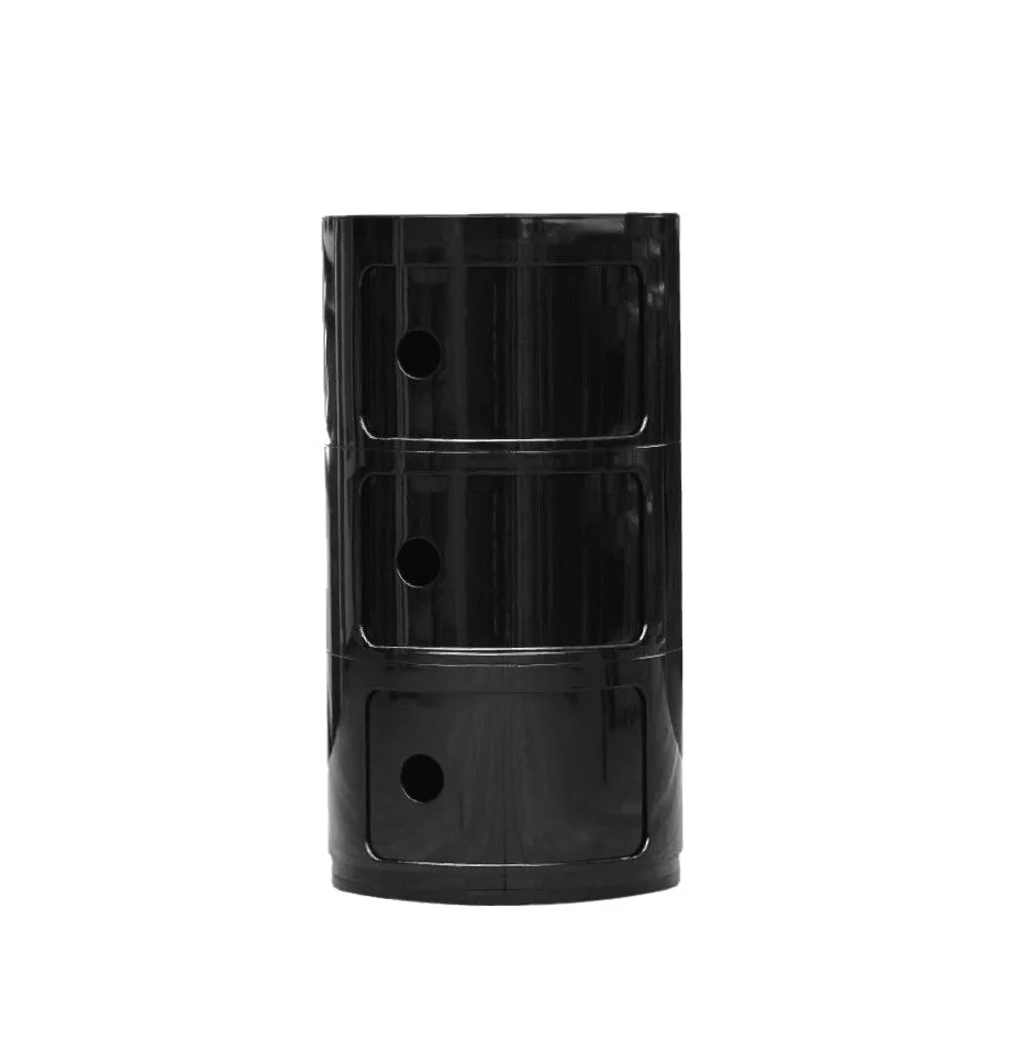 Post box  3 Tier - Black