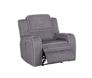 POWER RECLINER Dark & Light Grey