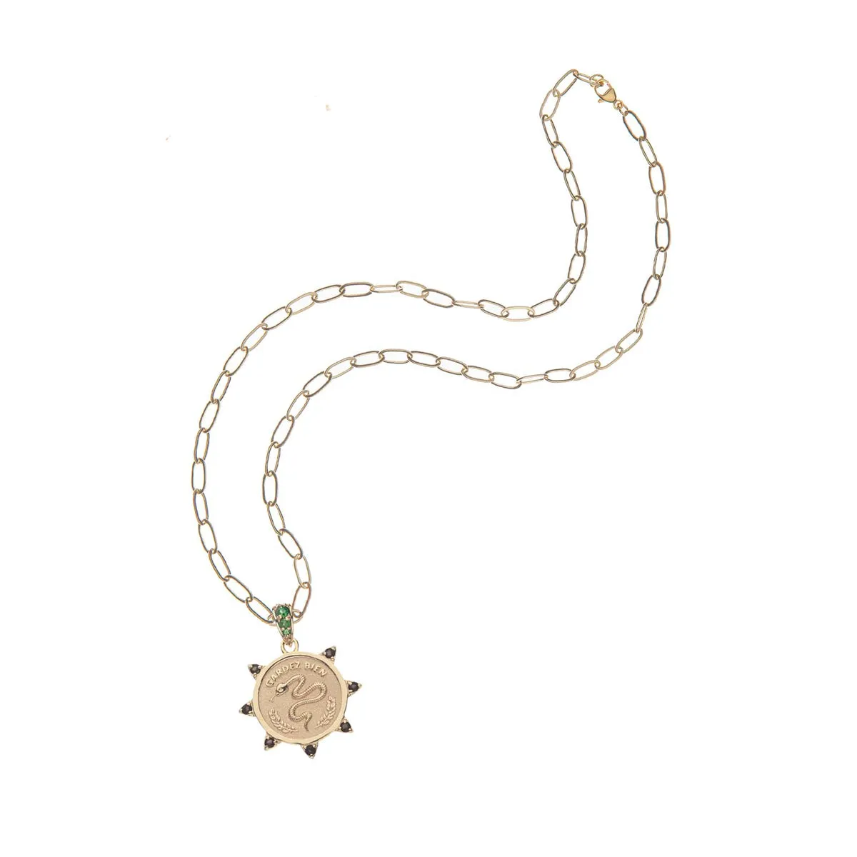 Protect Petite Embellished Pendant