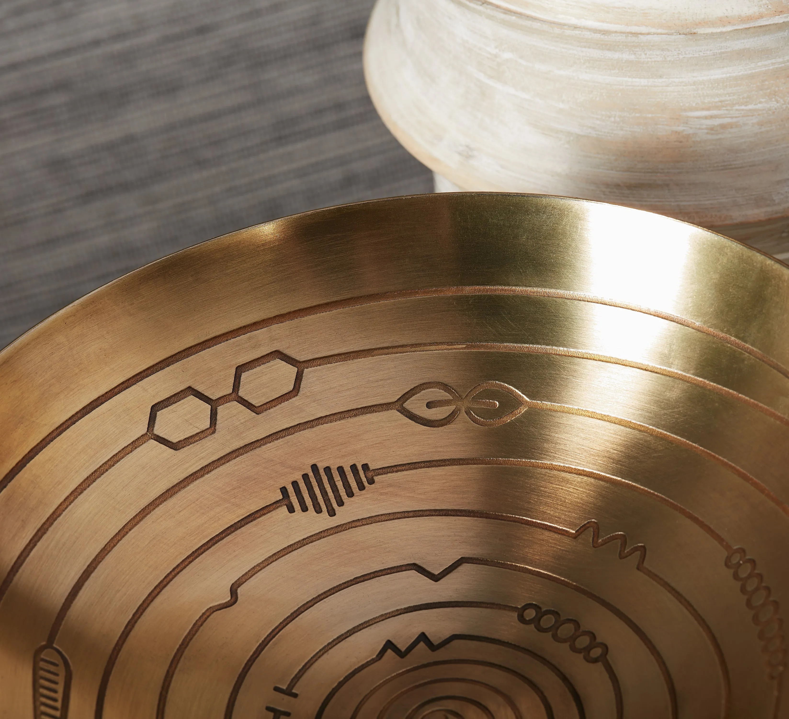 Radar Bowls Brass - Set of 3