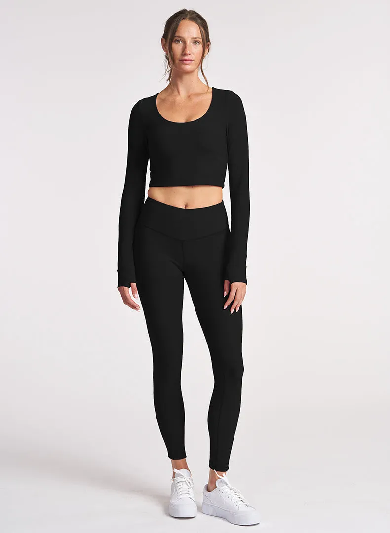 Refine Long Sleeve Bra Top