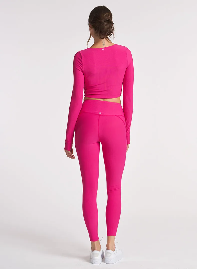 Refine Long Sleeve Bra Top