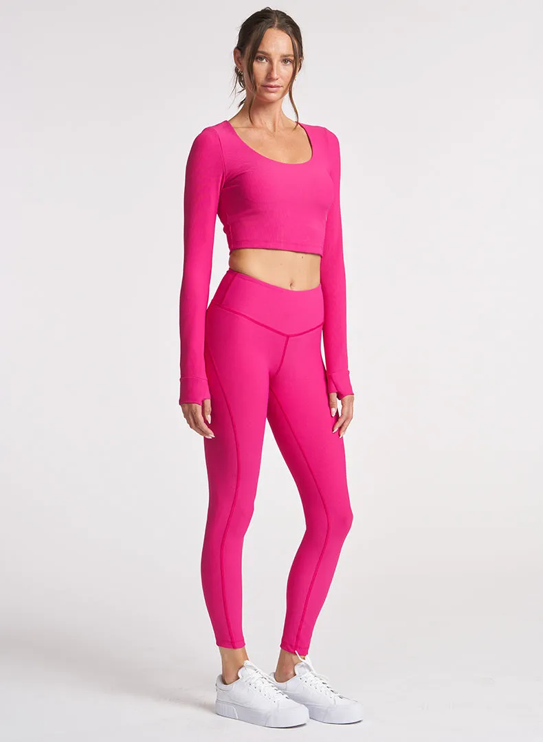 Refine Long Sleeve Bra Top