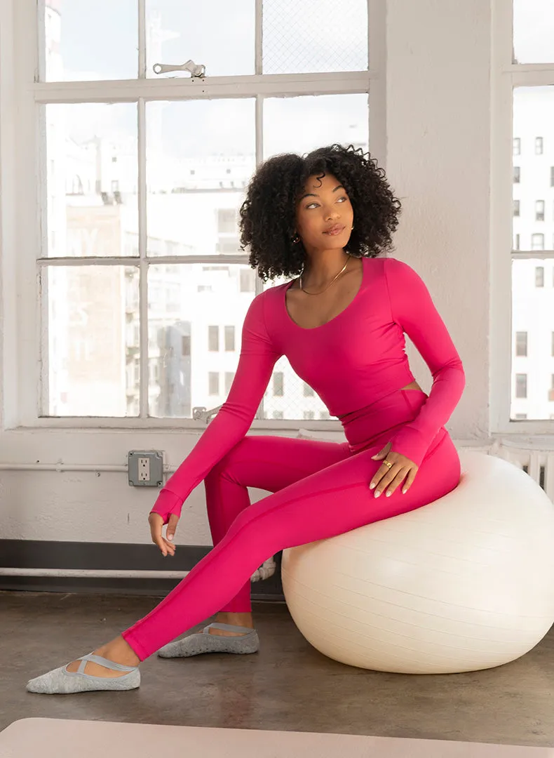 Refine Long Sleeve Bra Top