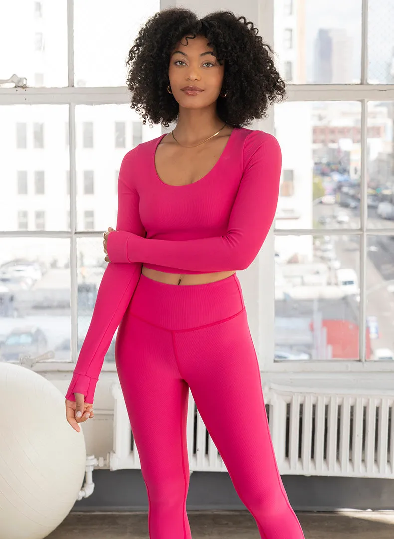 Refine Long Sleeve Bra Top
