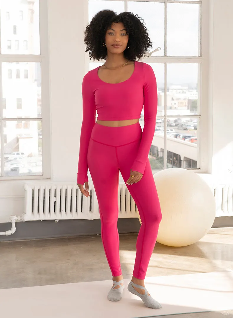 Refine Long Sleeve Bra Top