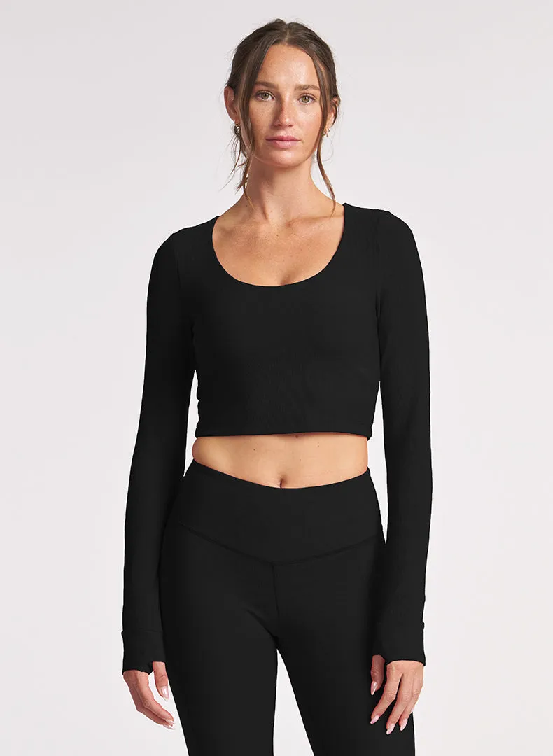 Refine Long Sleeve Bra Top