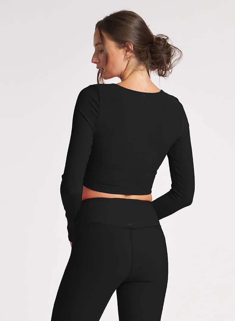 Refine Long Sleeve Bra Top