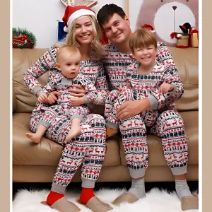 Reindeer Patterned - Family Christmas Pyjamas