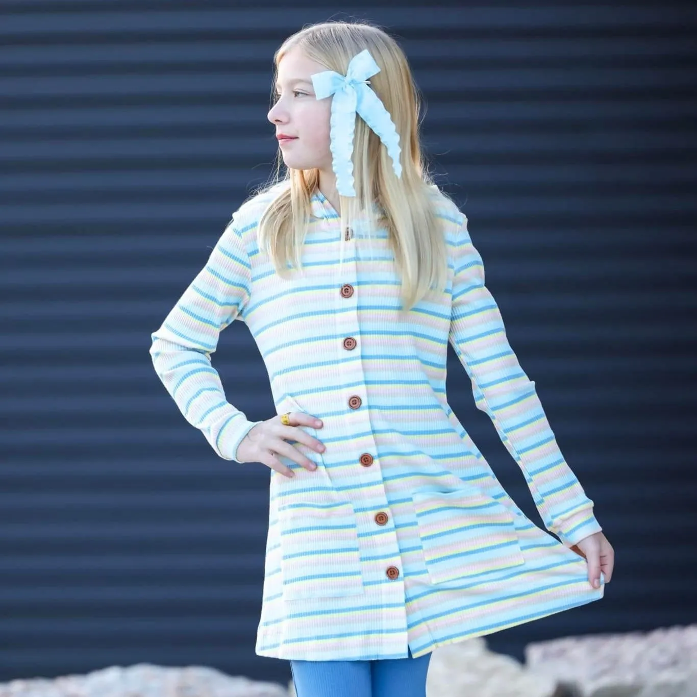 Retro Stripes Cardigan