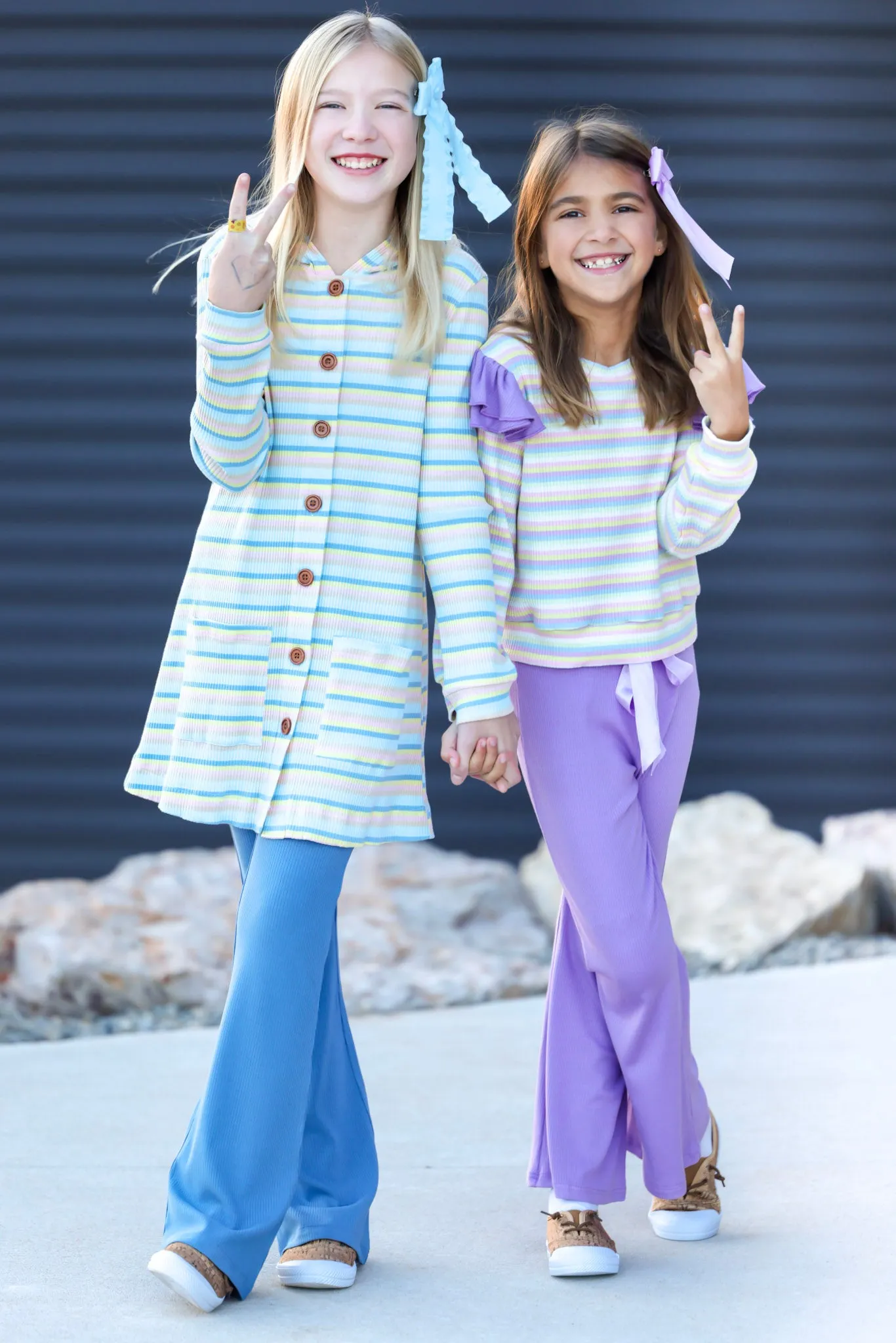 Retro Stripes Cardigan