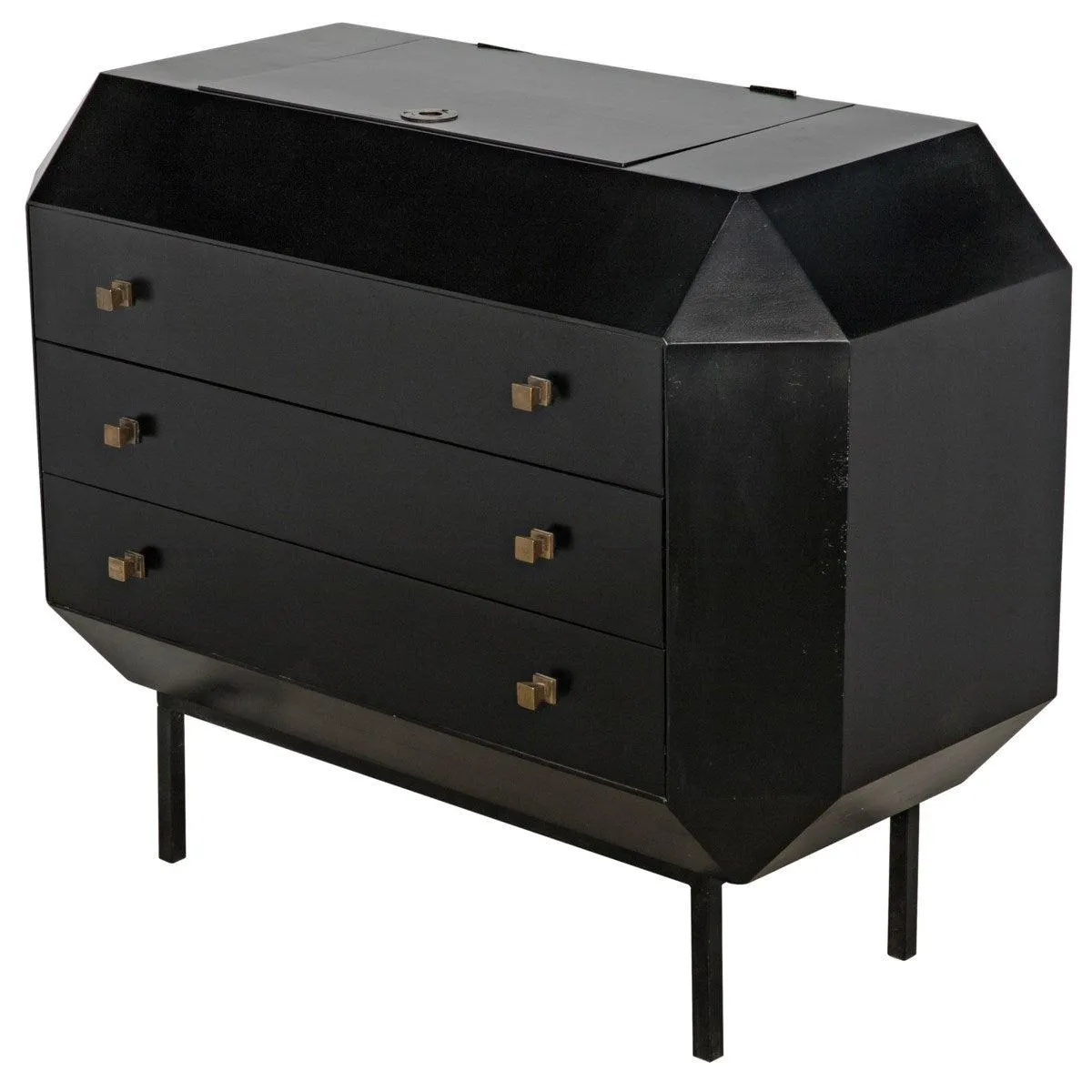 Rhiana Dresser, Hand Rubbed Black