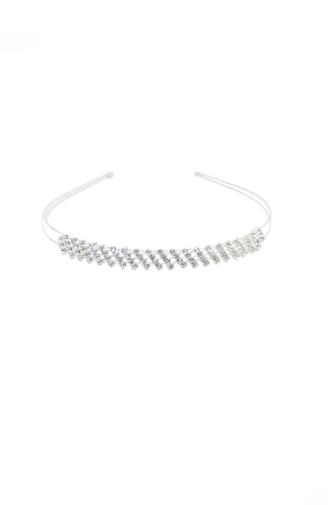 Rhinestone Stripe Headband