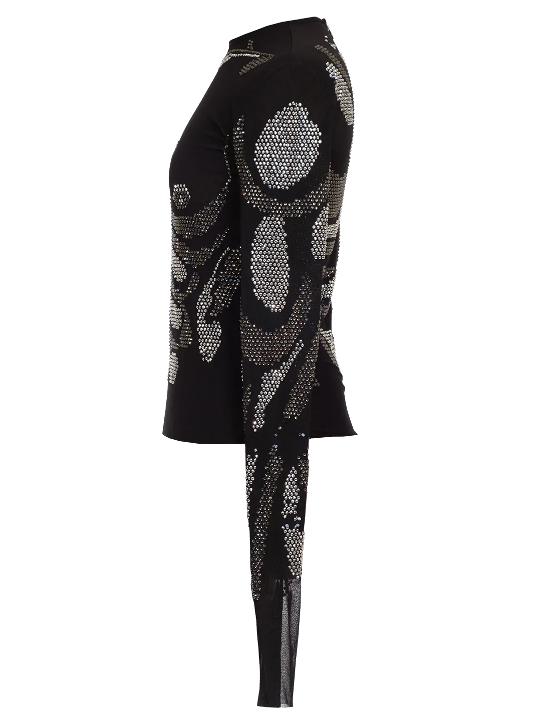 Rhinestones Embellished Top