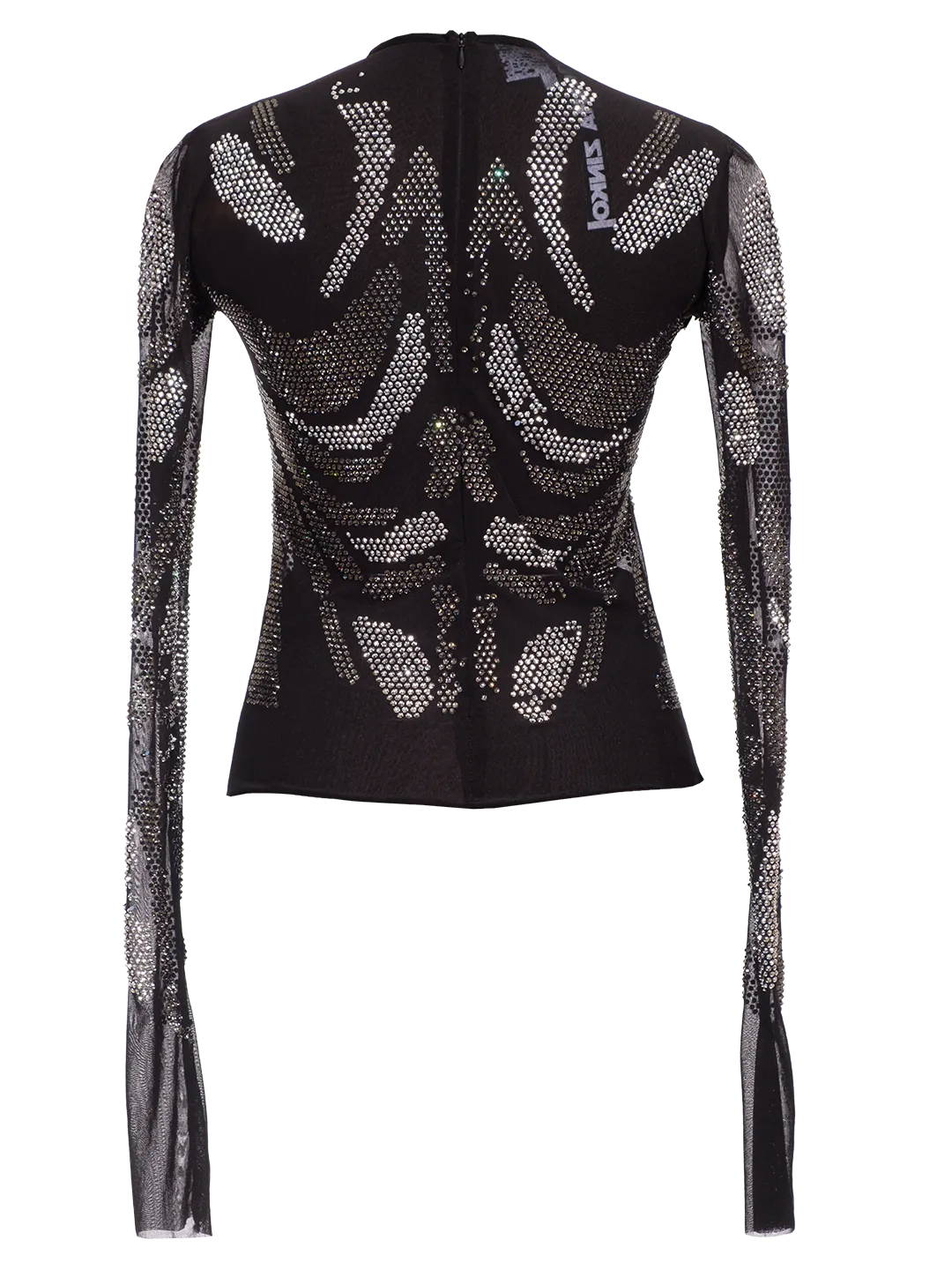Rhinestones Embellished Top