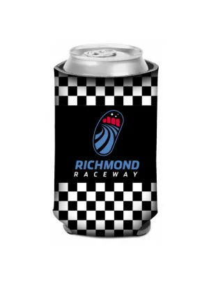 Richmond Raceway 12 oz Checkered Can Cooler