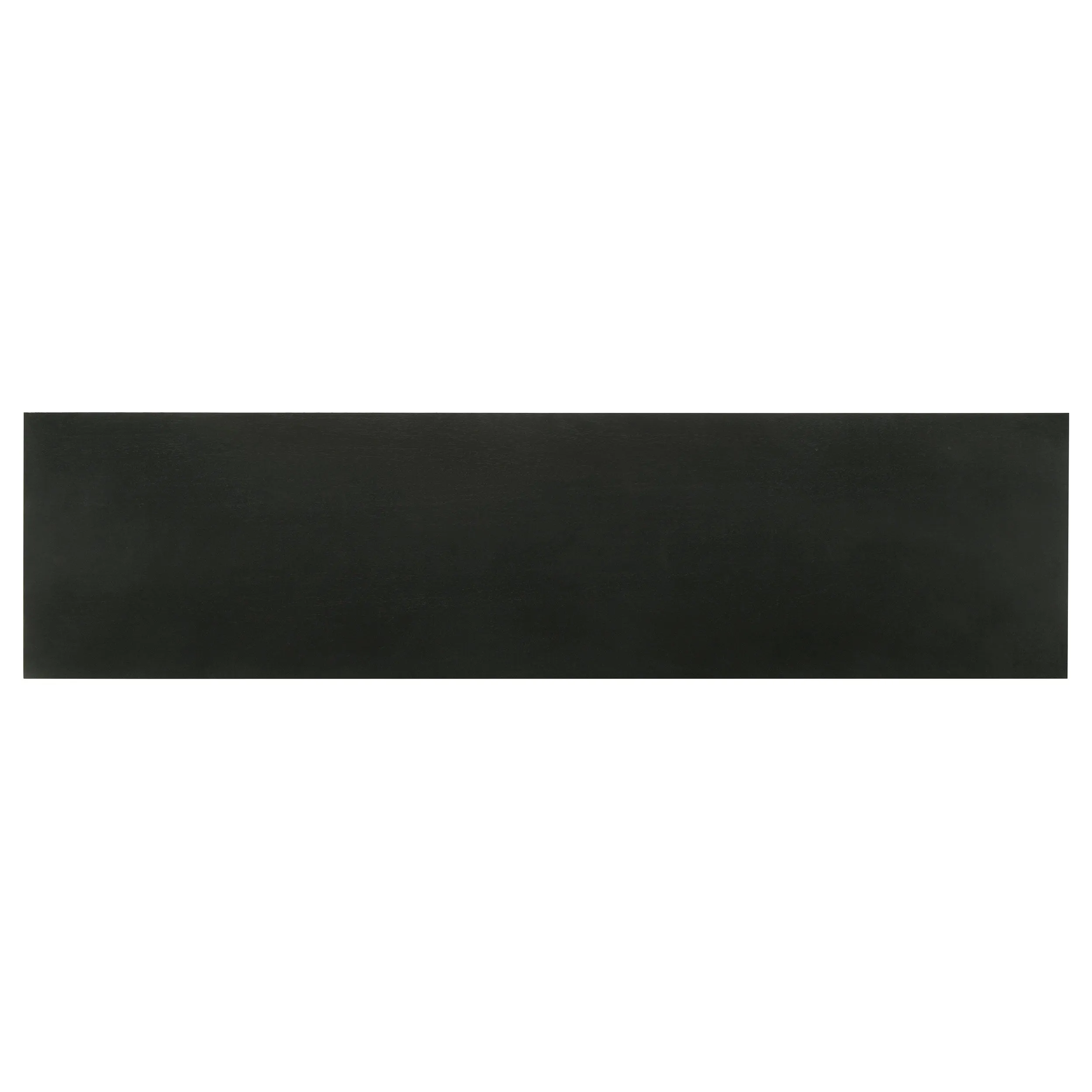 Riddell 4-door Wood Reeding Accent Cabinet Matte Black