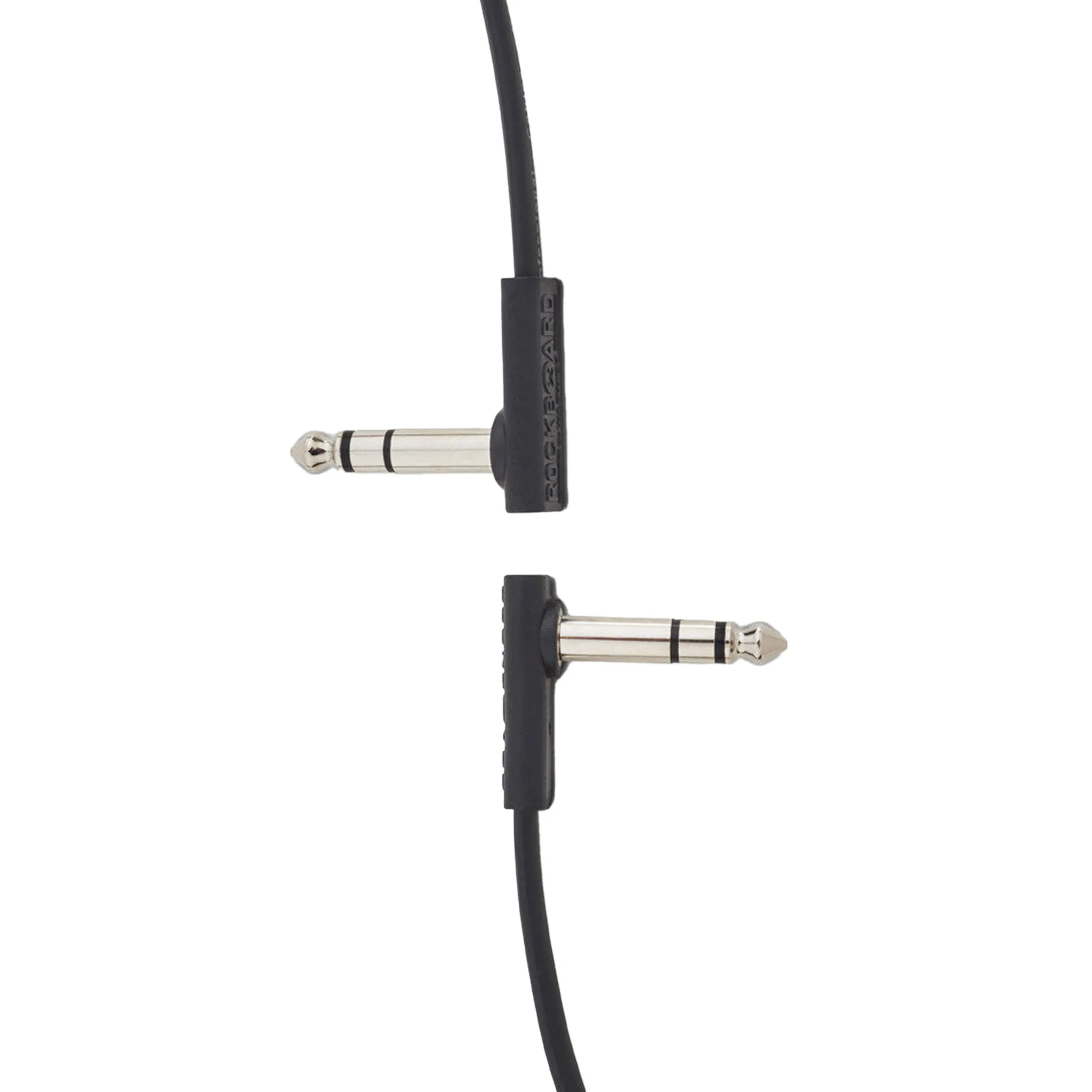 Rockboard by Warwick Flat TRS Cable, 30 cm / 11 13/16 Inch, Black