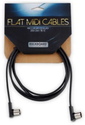 RockBoard Flat MIDI Cable 200 cm / 78 3/4"