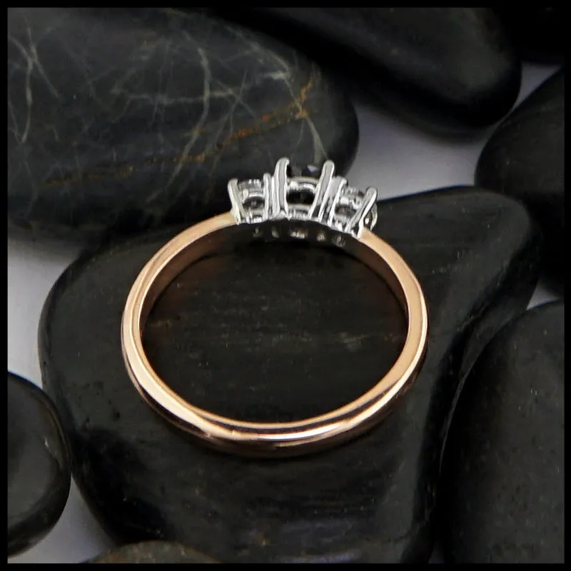 Rose Gold Sapphire Ring