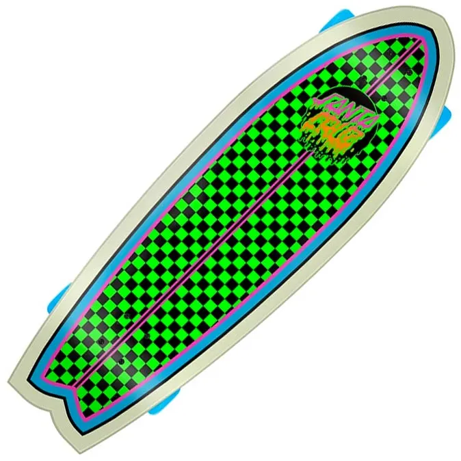 Santa Cruz Rad Dot Shark Cruiser 8.8"