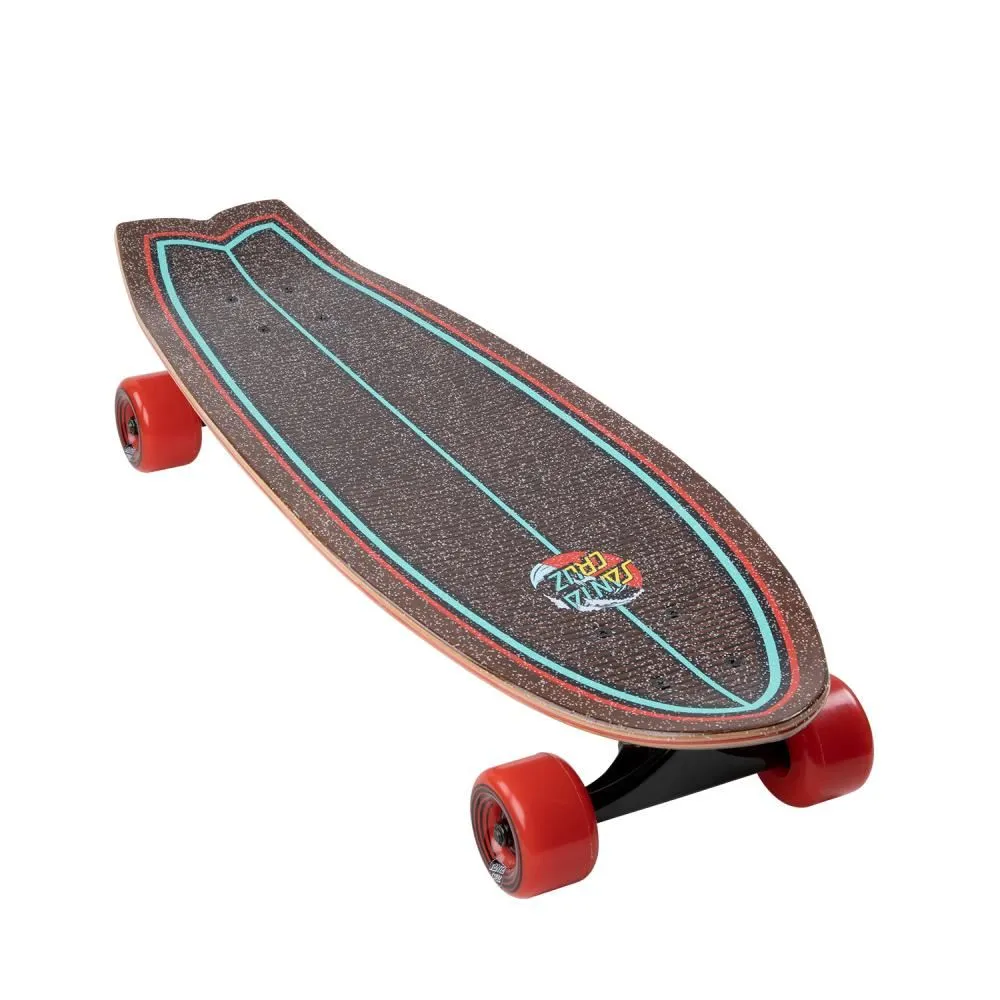 Santa Cruzer Complete Classic Wave Splice Shark - 8.8" x 27.7"