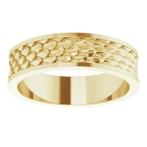 Scale Patterned Band 51990 - 6 mm