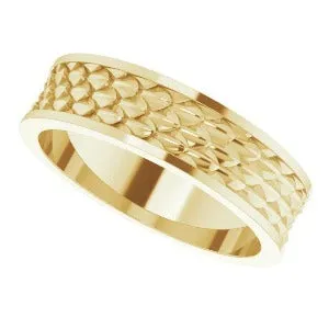 Scale Patterned Band 51990 - 6 mm