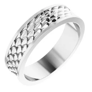 Scale Patterned Band 51990 - 6 mm