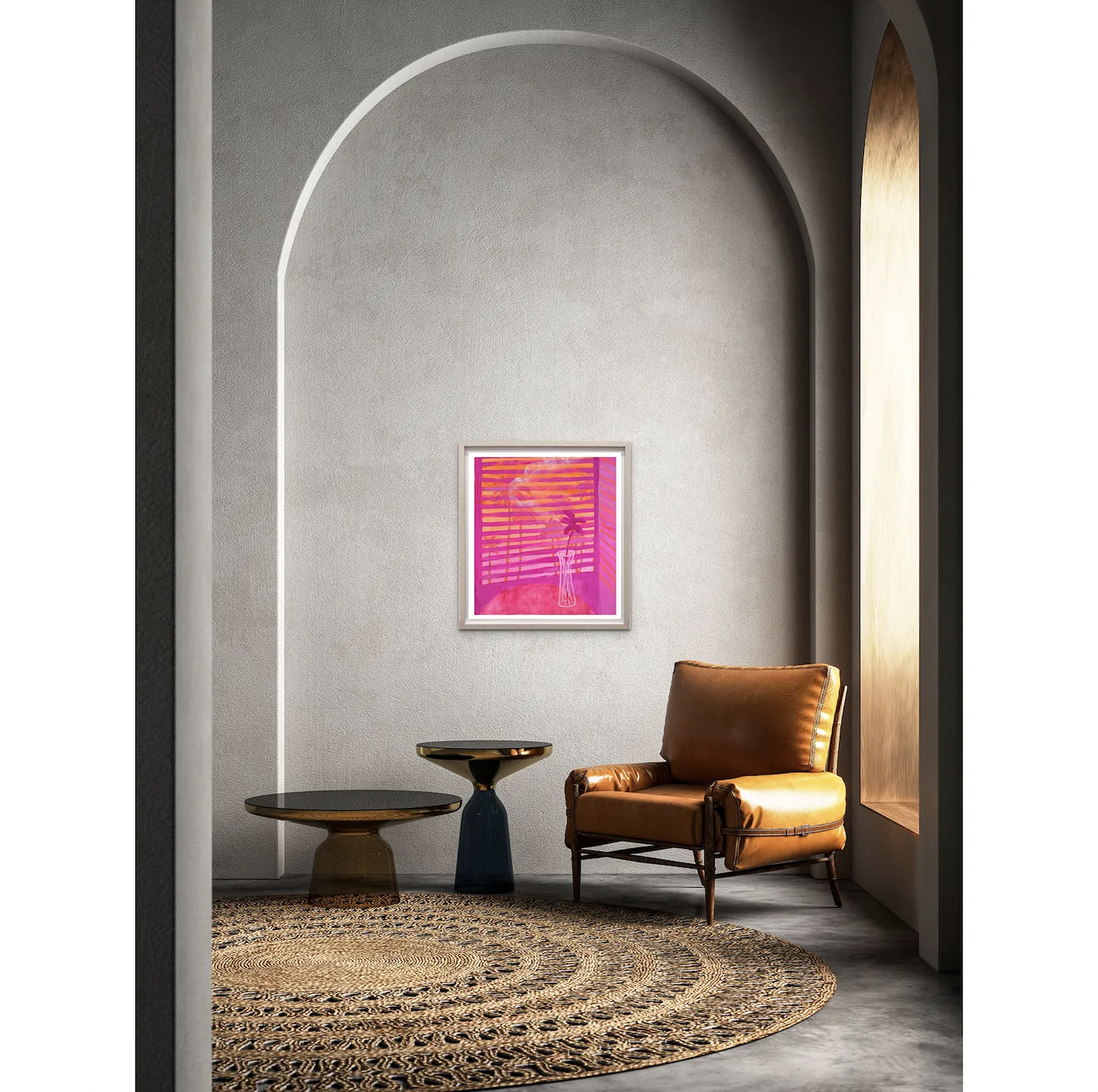 Scott Reeder, Magenta Window, 2021; Limited Edition Print