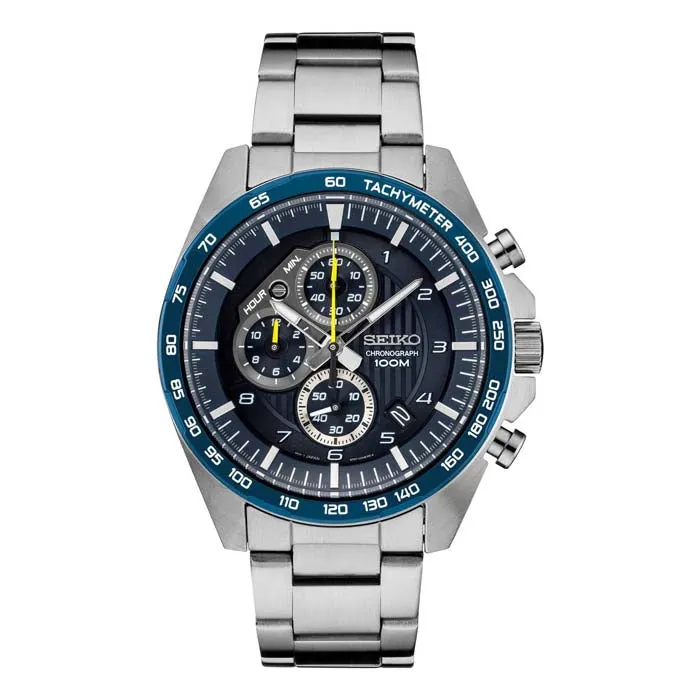 Seiko 44MM GTA Chronograph Watch in Stainless Steel