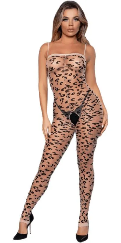 Sexy Luscious Leopard Bodystocking