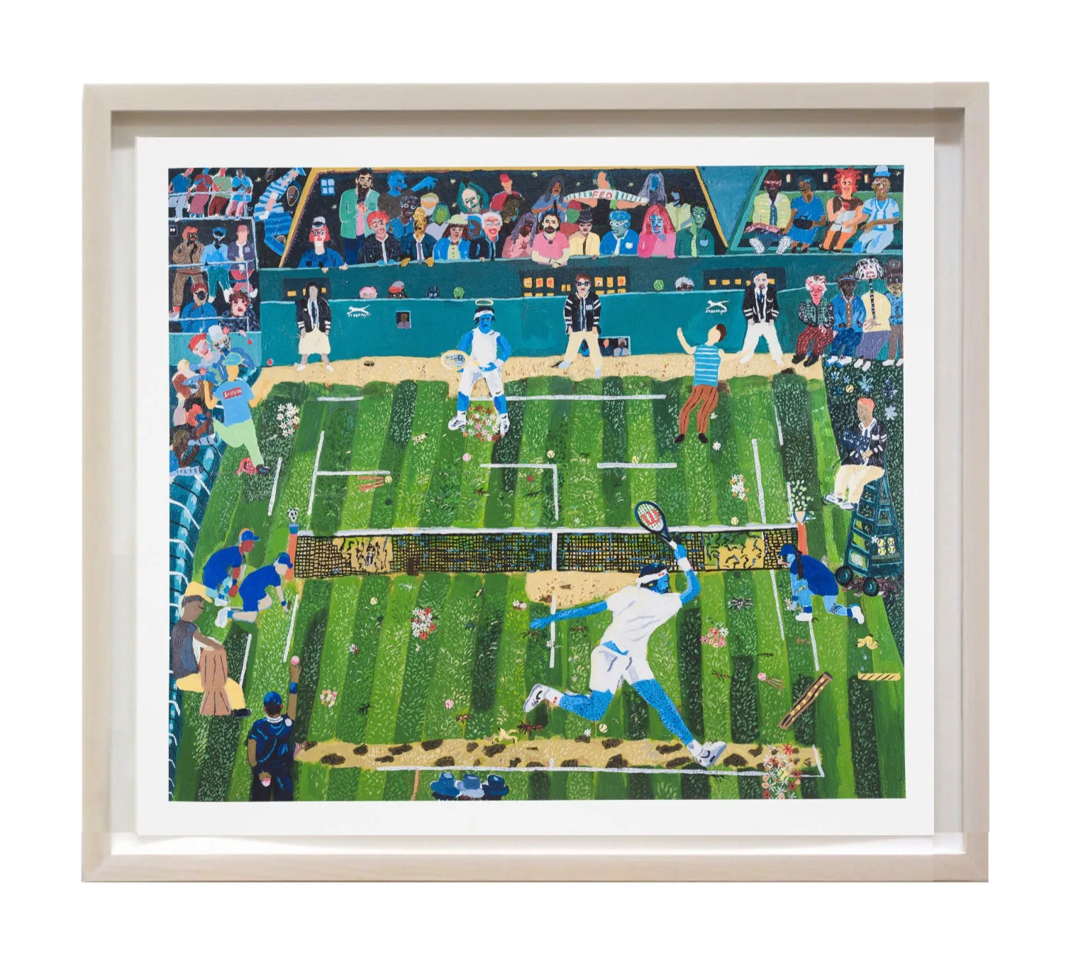Shaun Ellison, Nadal vs. Federer, Wimbledon 2008, 2022; Limited Edition Print