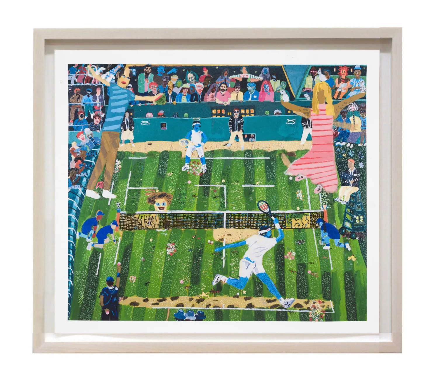 Shaun Ellison, Nadal vs. Federer, Wimbledon 2008, 2022; Limited Edition Print